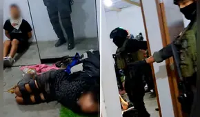 Con granada y armas: detienen a 9 personas y rescatan a 2 sujetos en búnker de San Luis