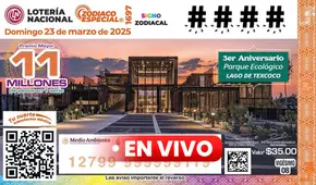 Resultados Sorteo Zodiaco Especial 1697 HOY, 23 de marzo: qué número ganó la Lotería Nacional de México