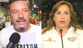 Lucho Cáceres alzó su voz contra el régimen de Dina Boluarte en la marcha nacional: "Nos gobiernan delincuentes"