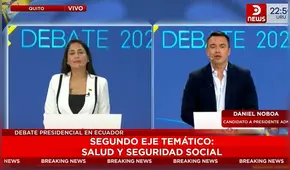 Elecciones presidenciales en Ecuador 2025: así fue el intenso debate entre Noboa y González