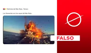 Video no muestra ataque yemení contra buque de Estados Unidos: montaje usa secuencias antiguas de 2013 y 2015