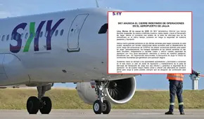 Aerolínea Sky cierra todas sus operaciones en Aeropuerto de Jauja, administrado por Corpac, por mal estado de pista de aterrizaje