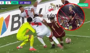 Árbitro chileno cobró discutido penal para Venezuela tras falta de Carlos Zambrano y Salomón Rondón marcó el 1-0 ante Perú por Eliminatorias Árbitro chileno cobró discutido penal para Venezuela tras falta de Carlos Zambrano y Salomón Rondón marcó el 1-0 ante Perú por Eliminatorias