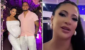 Fiorella Vitteri y Pinky Show celebraron baby shower, pero tuvieron incidente al aceptar canje: "Me falló"