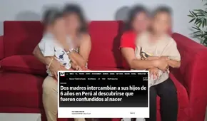 Así informaron medios estadounidenses el caso de las madres que intercambiaron a sus hijos de 6 años en Perú