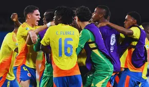 Perú perdió 0-2 contra Colombia por la segunda fecha del Sudamericano sub-17 2025