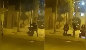 Hombre lanzó su celular a la casa de su vecina para evitar robo, pero delincuentes lo agarraron a golpes