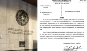 Juez de EEUU ordena liberar a venezolano con TPS y pagar su viaje de regreso a Nueva York tras evitar deportación a El Salvador