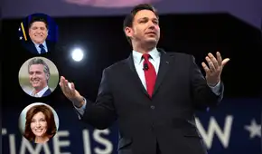 Ron DeSantis lanza duras críticas a Newsom, Pritzker y Hochul por sus "políticas de izquierda": "Están destruyendo sus estados" Ron DeSantis lanza duras críticas a Newsom, Pritzker y Hochul por sus "políticas de izquierda": "Están destruyendo sus estados"