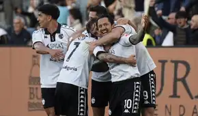 Gianluca Lapadula anotó doblete en 8 minutos: peruano marcó tras seis meses en la victoria de Spezia por la Serie B Gianluca Lapadula anotó doblete en 8 minutos: peruano marcó tras seis meses en la victoria de Spezia por la Serie B