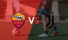 Roma y Juventus empatan en el estadio Stadio Olimpico