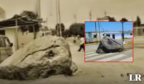 Esta enorme piedra en Perú lleva 100 años invadiendo la pista y nadie se atreve a moverla: conoce el insólito motivo