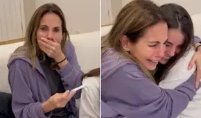 Karina Calmet se quiebra al enterarse de que será abuela por primera vez: "Gracias por tanta felicidad"