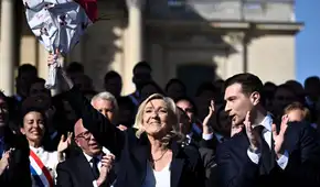 Condena a Marine Le Pen por malversación desata 3 protestas enfrentadas en París