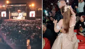Adolescente va a concierto de Chayanne vestida de quinceañera y baila ‘Tiempo de vals’ con su papá