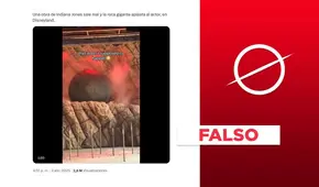 Video no muestra a un actor siendo aplastado por una roca durante una obra de Indiana Jones que "salió mal"