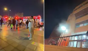 Incendio a espalda de Real Plaza Centro Cívico: bomberos atienden la emergencia en oficina afectada