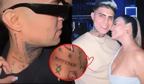 Paul Michael grita su amor por Pamela López al tatuarse peculiar apodo de pareja: "KittyPam"