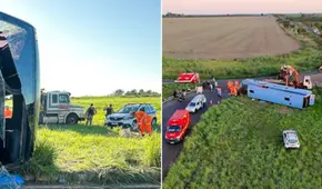 Accidente en Brasil: bus se volcó en Minas Gerais y dejó al menos 11 muertos, incluidos dos niños