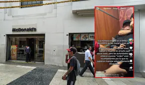 Denuncian que hombre ingresó a baño de mujeres y grabó a menor en local de McDonalds