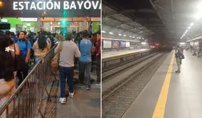 Línea 1 restablece su servicio en estación Los Jardines tras aglomeraciones por cierre temporal en San Juan de Lurigancho