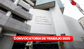 Convocatoria laboral con sueldos de hasta S/13.000: Ministerio de Vivienda busca profesionales con bachiller o título en Perú