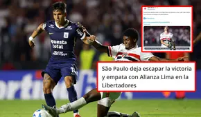 Prensa brasileña y su sorpresiva reacción tras empate de Alianza Lima ante Sao Paulo: "Silenció el Morumbí con pintura"