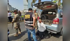 Cae extorsionador que amenazaba a colectiveros de la avenida Javier Prado tras ser reconocido por un adorno en su vehículo