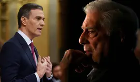 Pedro Sánchez, presidente de España, lamenta el fallecimiento de Vargas Llosa: "Maestro universal de la palabra"