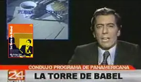 La faceta menos conocida de Mario Vargas Llosa: la vez que debutó como conductor de TV en 'La Torre de Babel'