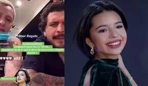 Nodal reaccionó a frase de su esposa Ángela Aguilar durante transmisión con Kunno y fans comentan: "¡Se burló!"