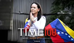 "La Dama de Hierro venezolana": María Corina Machado entre las 100 personas más influyentes del mundo, según Time