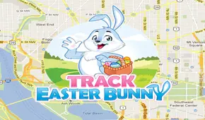 ¡Sigue al Conejo de Pascua por el mundo!: mira su recorrido a través del rastreador oficial Easter Bunny Tracker