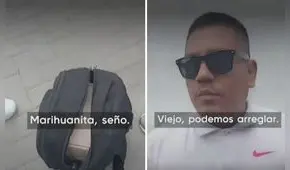 Sujeto es intervenido con drogas y soborna a policías en Trujillo: "Es marihuanita, podemos arreglar"