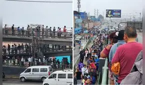 Masiva compra de pescado en Callao: ciudadanos llenan puente Gambetta para ingresar al terminal pesquero