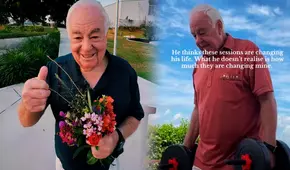 Amor por los abuelos: nieta crea una rutina de ejercicios para hombre de 80 años desde FaceTime