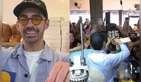 Joe Jonas elige una panadería venezolana en Miami para encontrarse con sus fans y promocionar su nuevo sencillo