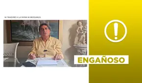 "Cada minuto que pasa, muere un peruano": dicho del precandidato Carlos Álvarez es impreciso