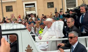Gracias, Francisco: periodista peruano captó último recorrido público del Papa luego de misa del Domingo de Resurrección