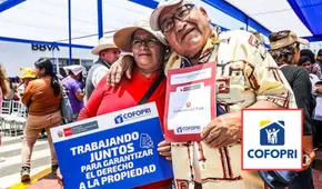Peruanos pueden acceder a un título de propiedad si residen más de 10 años en un terreno, según Cofopri