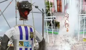 Queman muñeco de Judas con la camiseta de Alianza Lima en Arequipa y las redes estallan