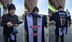 Alianza Lima sorprende a Rubén Blades con camiseta del equipo previo a su concierto en Estadio Nacional: "Familia es familia"