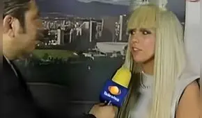 El día que Lady Gaga fue ignorada por la prensa en su primera visita a México y solo un reportero de Televisa la entrevistó