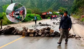 Paro de ronderos y derrumbes dejan incomunicados a la costa y el nororiente
