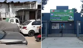 Cochera ilegal funcionaba dentro de colegio en VES y padres acusan al cuidador de intimidar a los escolares: "Ofrece caramelos y los llama"