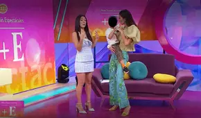 Hijo de Natalie Vértiz hace pasar incómodo momento en vivo a su madre: “¡Me quiero llevar esto!”