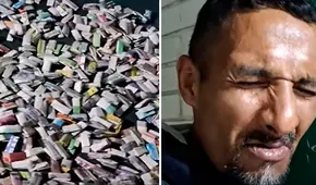 Cae vendedor de droga en Surquillo y le dice a la PNP: "Doy gracias a dios, si me voy preso, mejor"