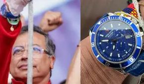 Gustavo Petro niega llevar un Rolex de 400 millones de pesos y revela el costo real de su reloj suizo