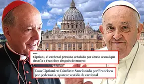 "Sancionado por pederastia, se presenta vestido de cardenal": medios internacionales critican presencia de Cipriani en el Vaticano