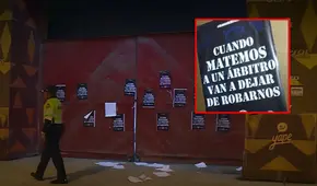 Árbitros y CONAR reciben amenazas de muerte: desconocidos dejan carteles intimidantes en la puerta de la FPF